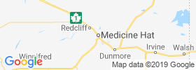 Medicine Hat map